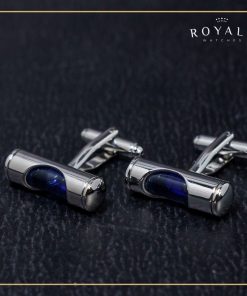 Abotoadura Líquido Azul