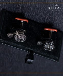 Abotoaduras de bicicleta vintage