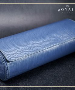 Watch Roll de couro Epi Saffiano azul
