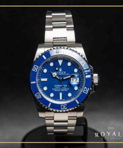 Rolex Submariner Date Ouro Branco - Smurf