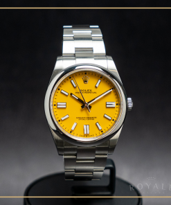Rolex Oyster Perpetual Yellow Dial